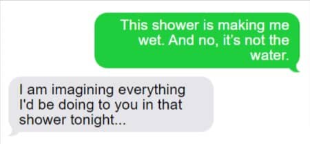 Dirty Text Shower
